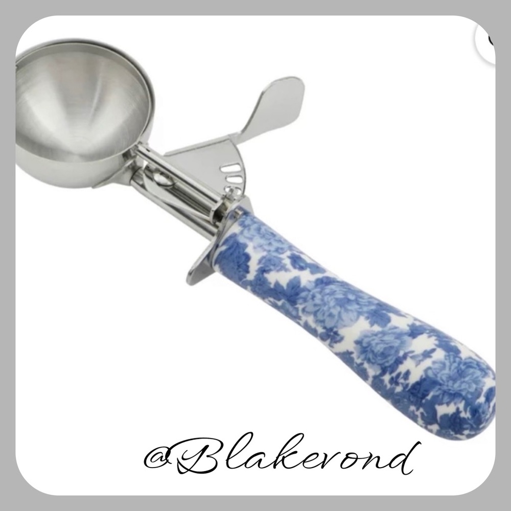 The Pioneer Woman Heritage Floral Stainless steel ice cream scoop